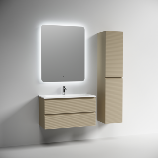 Тумба подвесная под раковину Sancos Folk FL90CP 90 см капучино